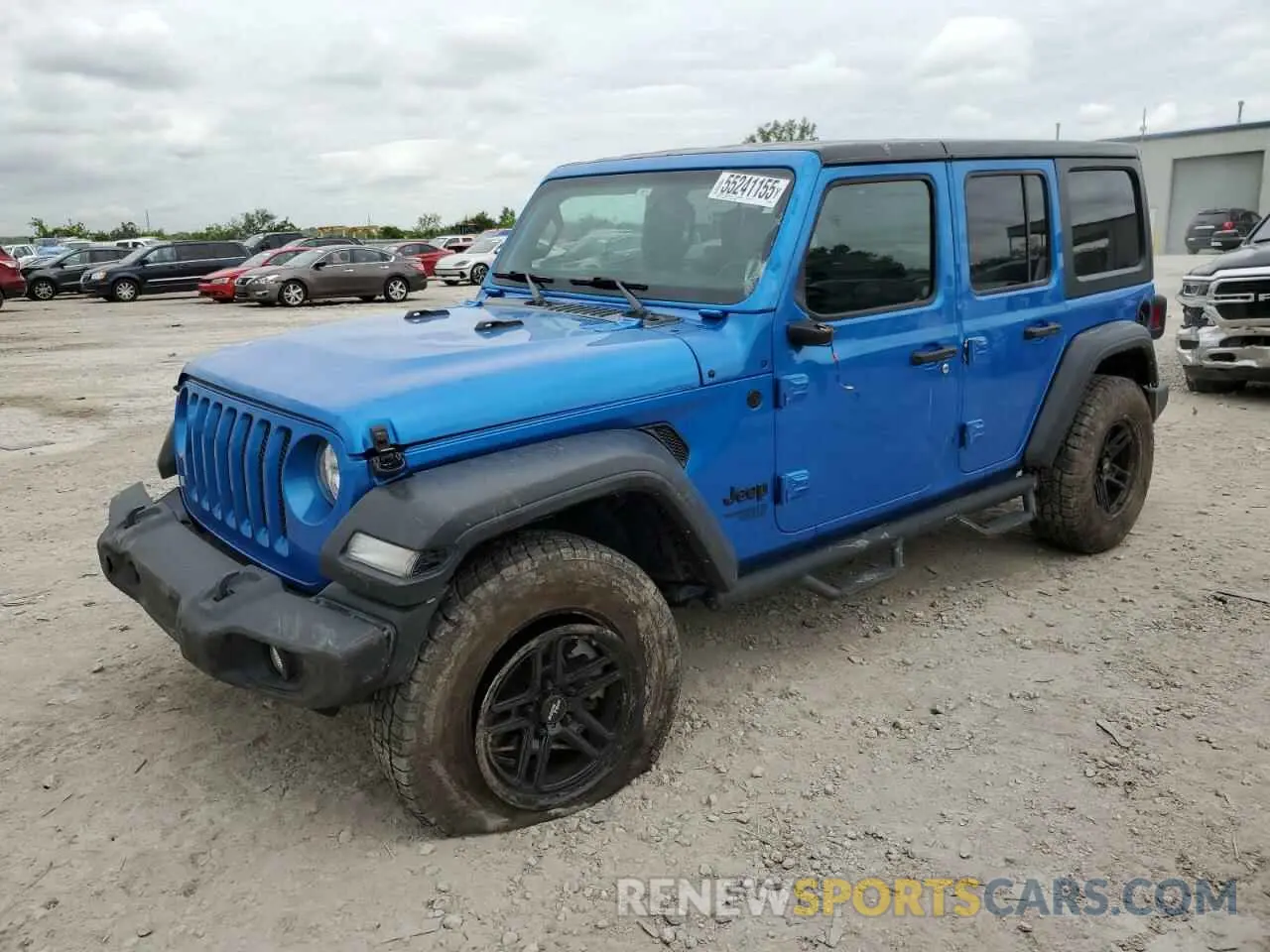 1 Photograph of a damaged car 1C4HJXDN1MW839902 JEEP WRANGLER 2021