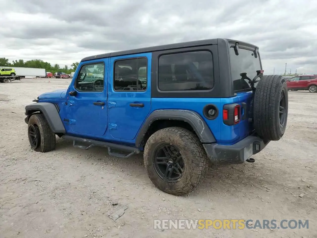 2 Photograph of a damaged car 1C4HJXDN1MW839902 JEEP WRANGLER 2021