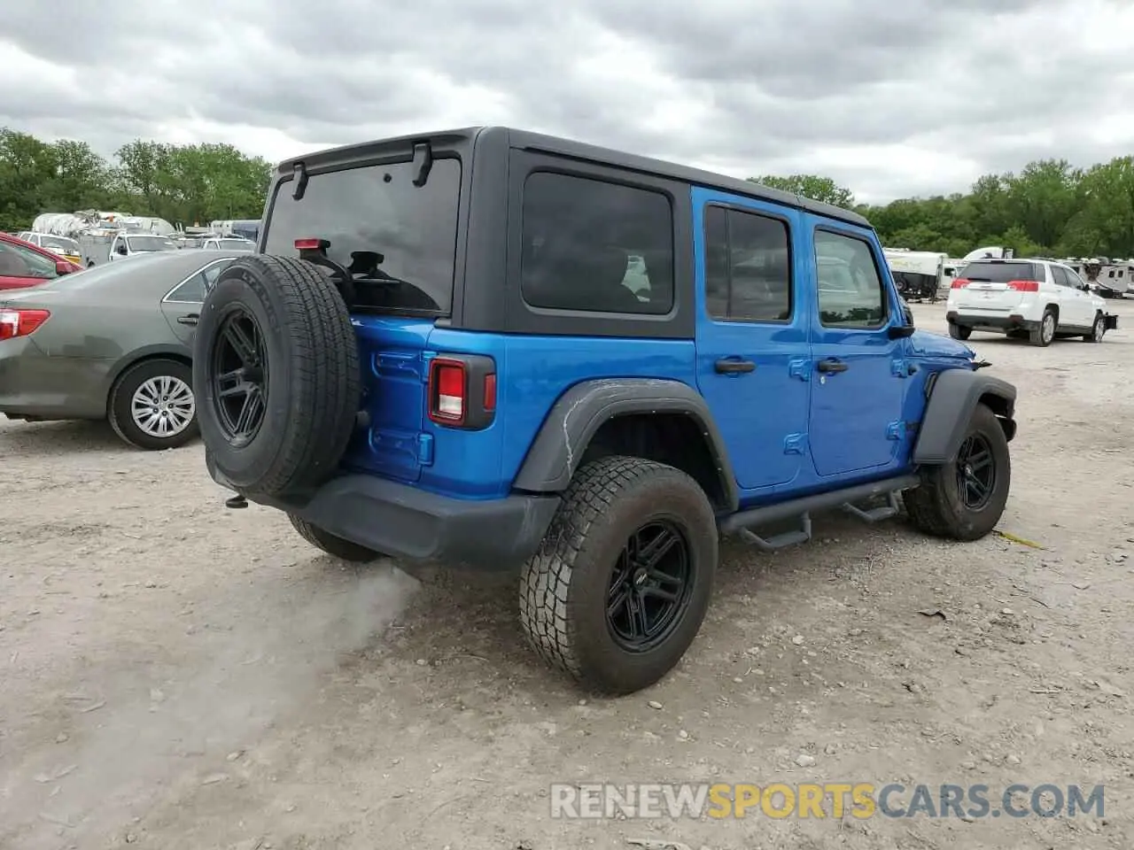 3 Photograph of a damaged car 1C4HJXDN1MW839902 JEEP WRANGLER 2021