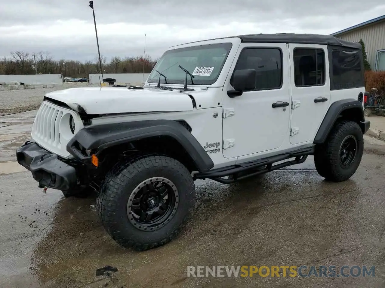 1 Photograph of a damaged car 1C4HJXDN2MW611018 JEEP WRANGLER 2021