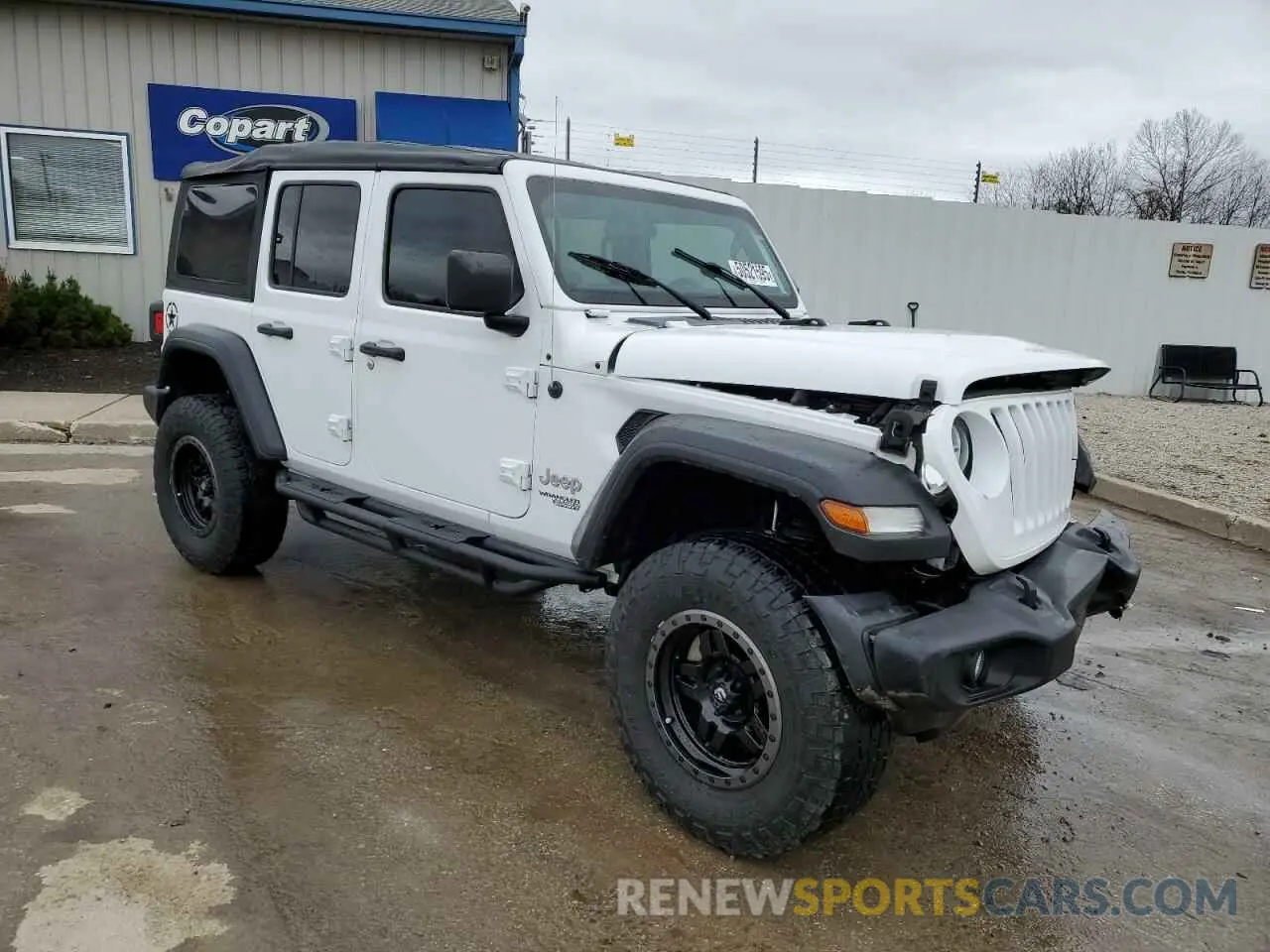 4 Photograph of a damaged car 1C4HJXDN2MW611018 JEEP WRANGLER 2021