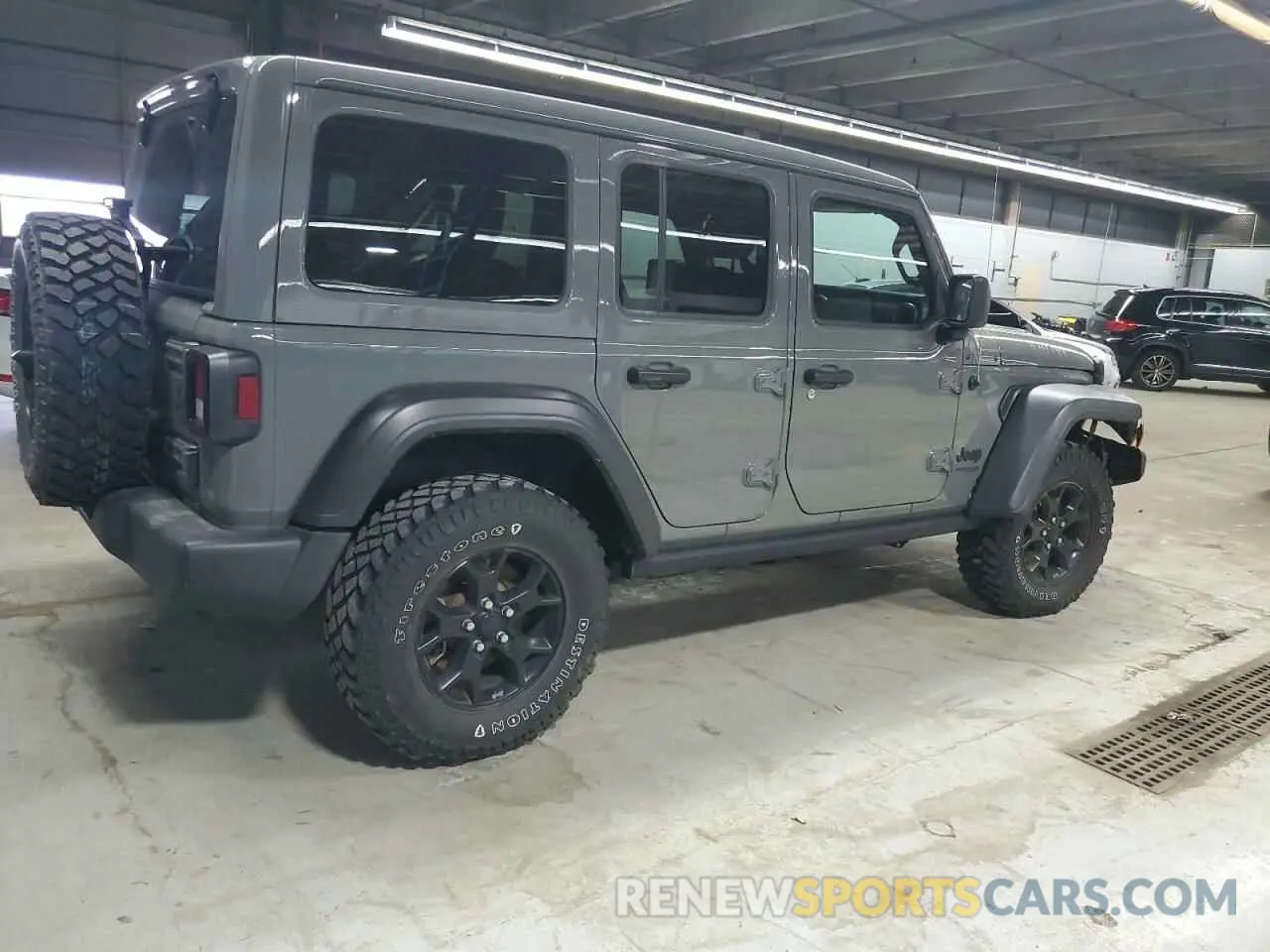 3 Photograph of a damaged car 1C4HJXDN3MW570110 JEEP WRANGLER 2021