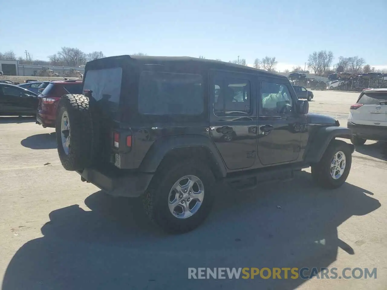 3 Photograph of a damaged car 1C4HJXDN3MW741406 JEEP WRANGLER 2021
