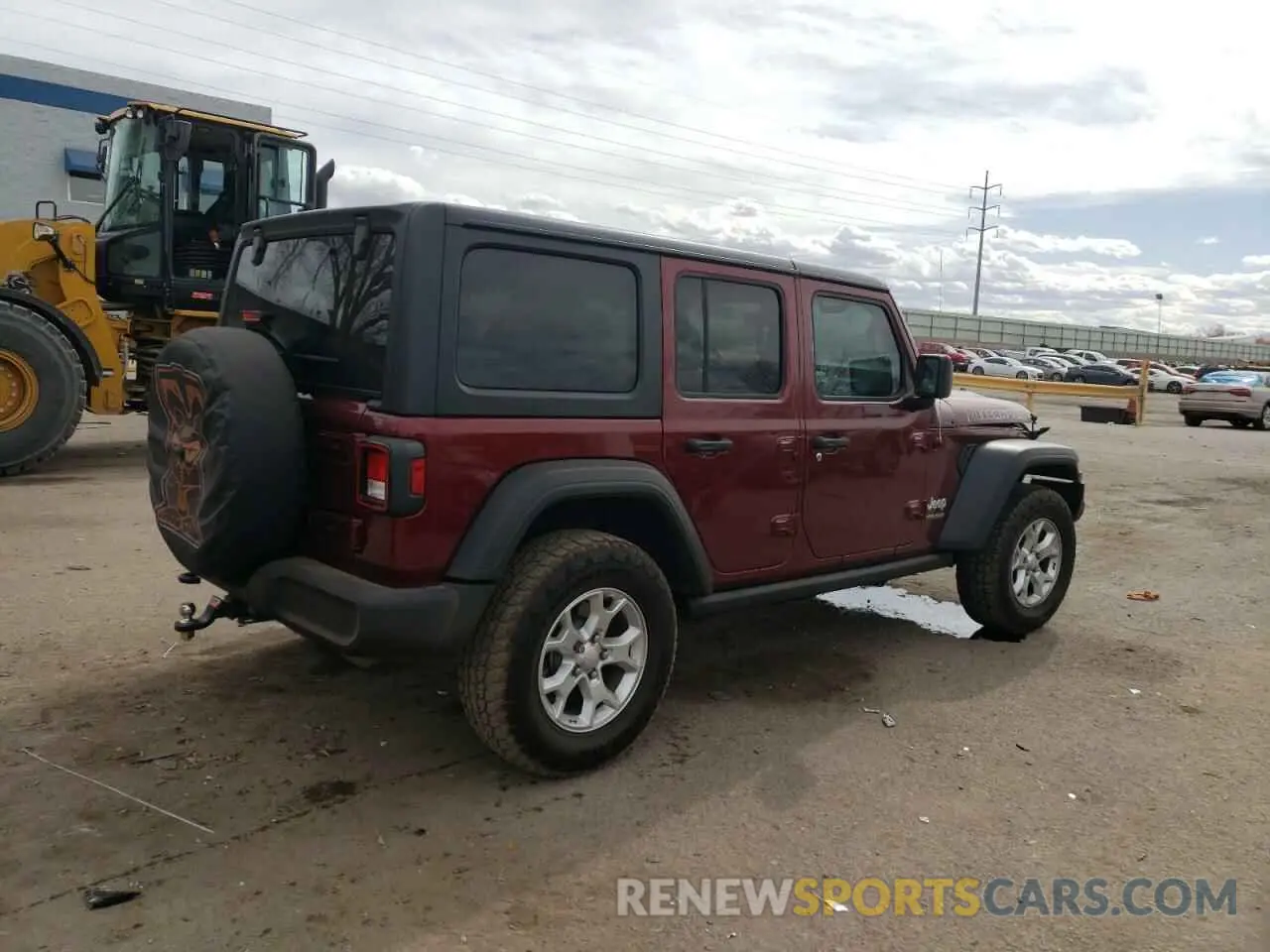 3 Photograph of a damaged car 1C4HJXDN4MW594626 JEEP WRANGLER 2021