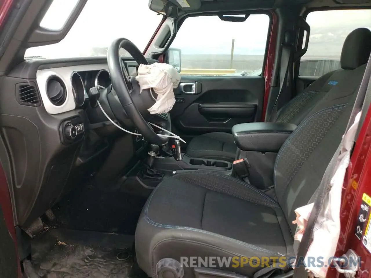 7 Photograph of a damaged car 1C4HJXDN4MW594626 JEEP WRANGLER 2021