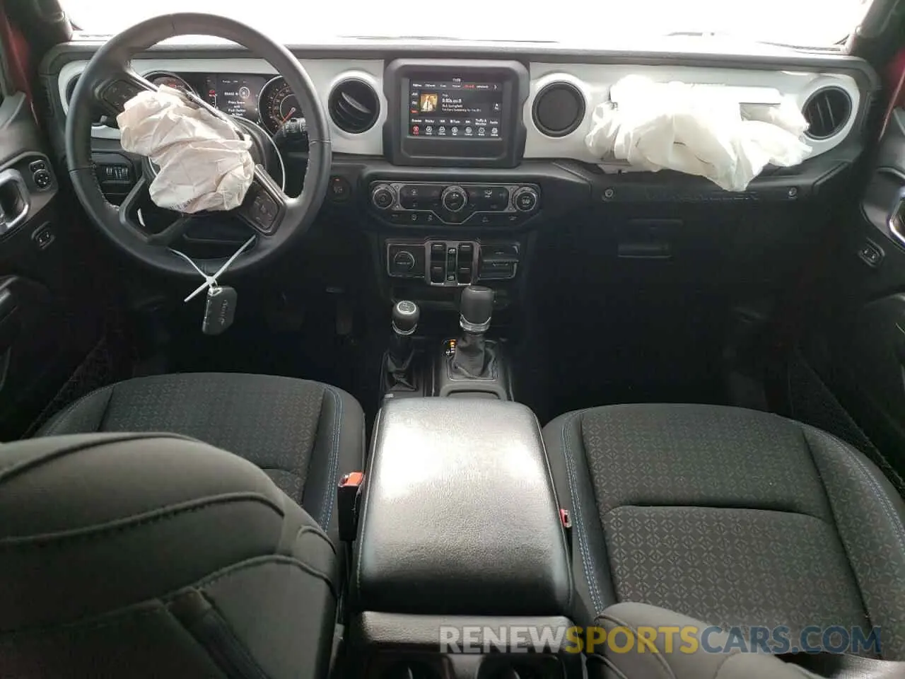 8 Photograph of a damaged car 1C4HJXDN4MW594626 JEEP WRANGLER 2021