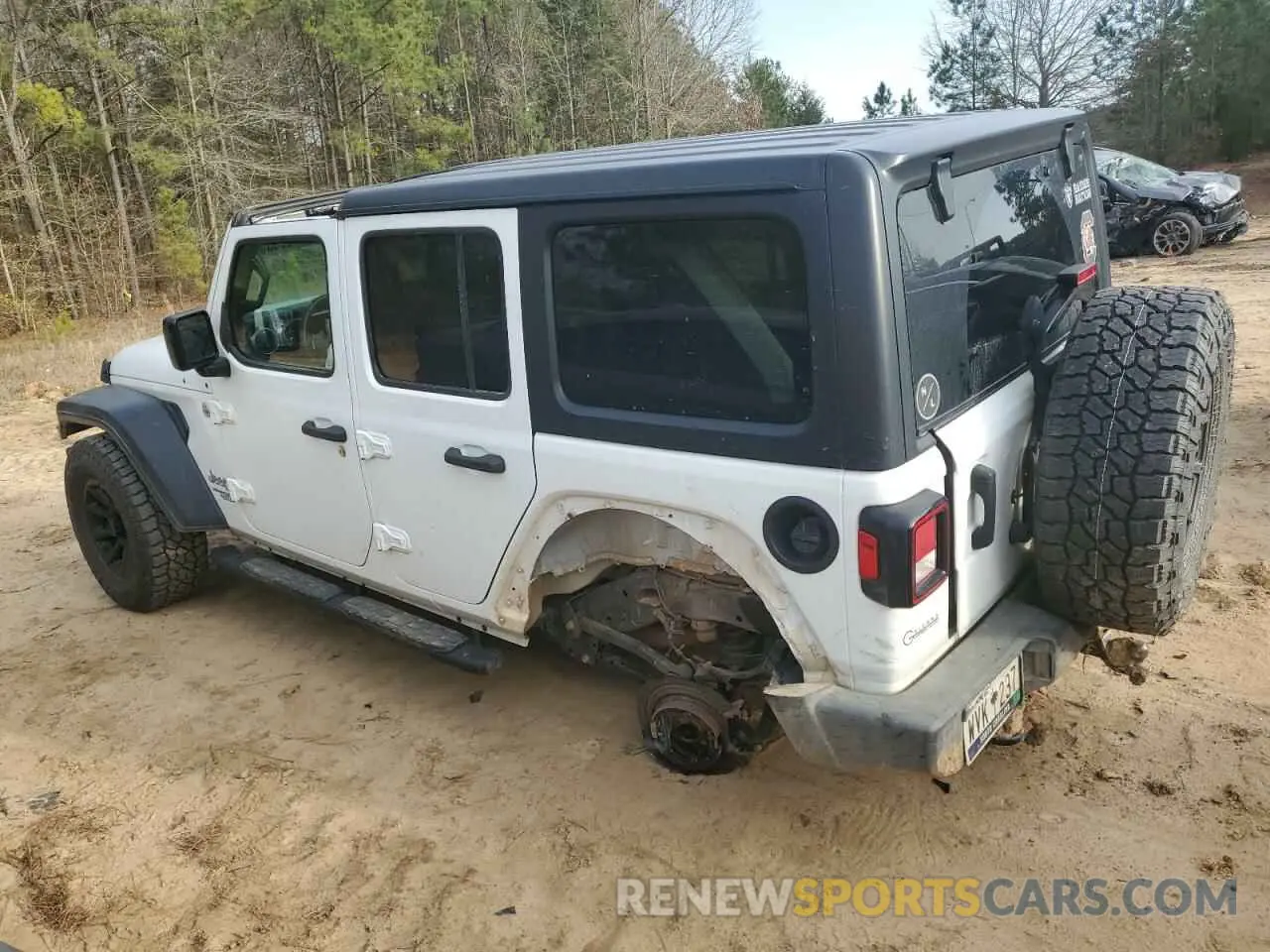 2 Photograph of a damaged car 1C4HJXDN5MW592660 JEEP WRANGLER 2021