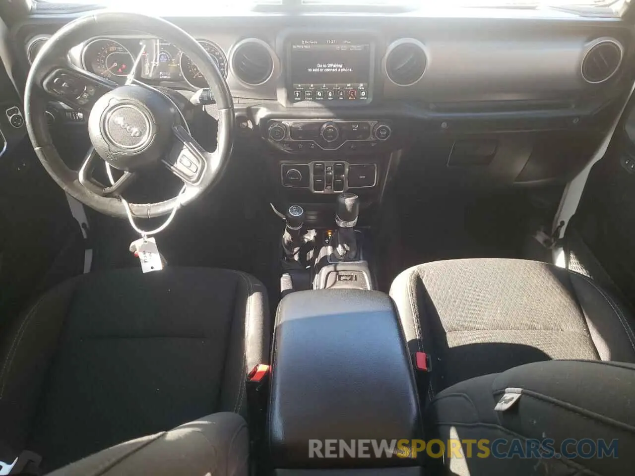 8 Photograph of a damaged car 1C4HJXDN5MW665252 JEEP WRANGLER 2021