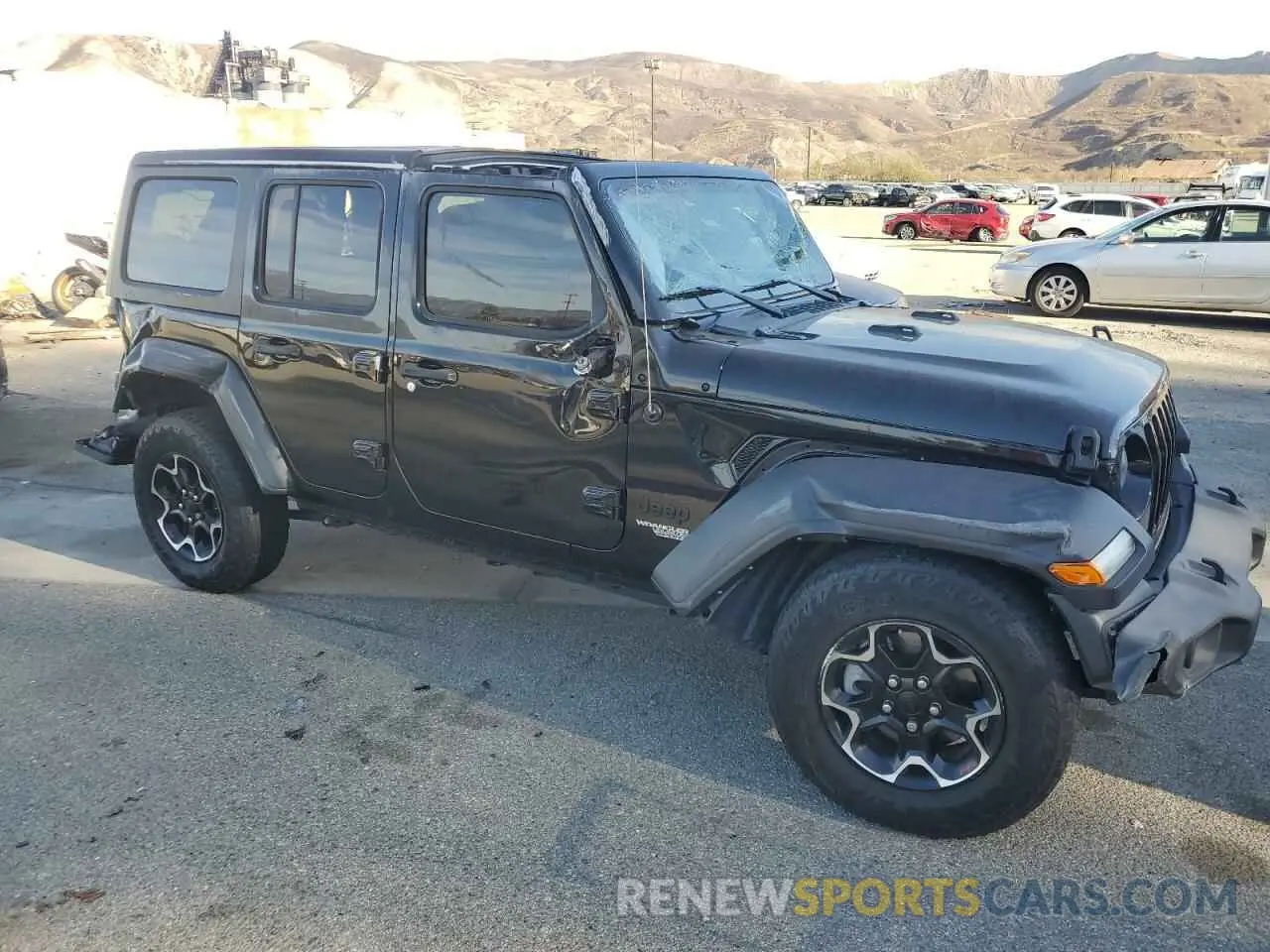 4 Photograph of a damaged car 1C4HJXDN5MW715082 JEEP WRANGLER 2021