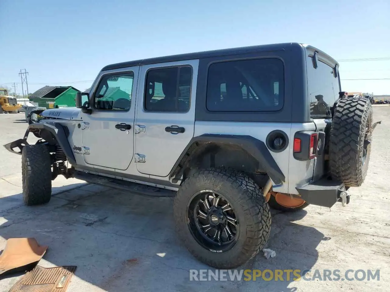 2 Photograph of a damaged car 1C4HJXDN6MW590786 JEEP WRANGLER 2021