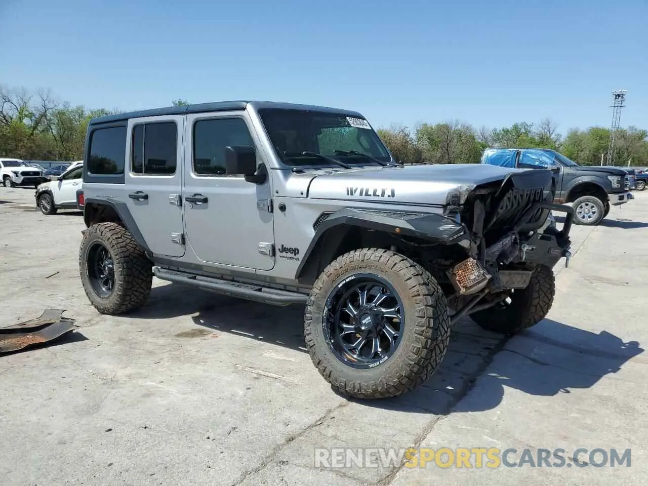 4 Photograph of a damaged car 1C4HJXDN6MW590786 JEEP WRANGLER 2021