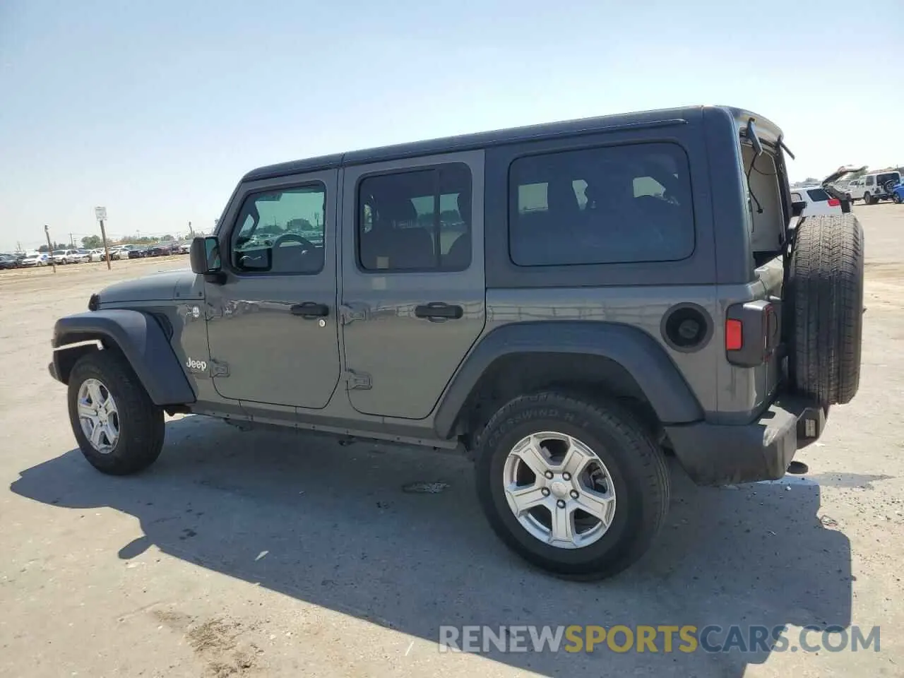 2 Photograph of a damaged car 1C4HJXDN7MW527762 JEEP WRANGLER 2021