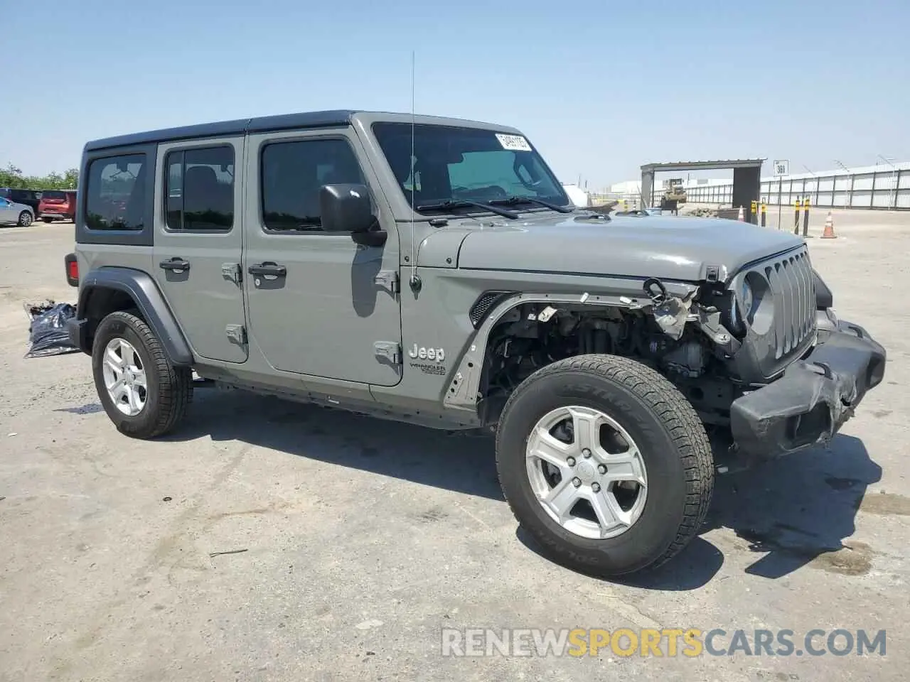 4 Photograph of a damaged car 1C4HJXDN7MW527762 JEEP WRANGLER 2021