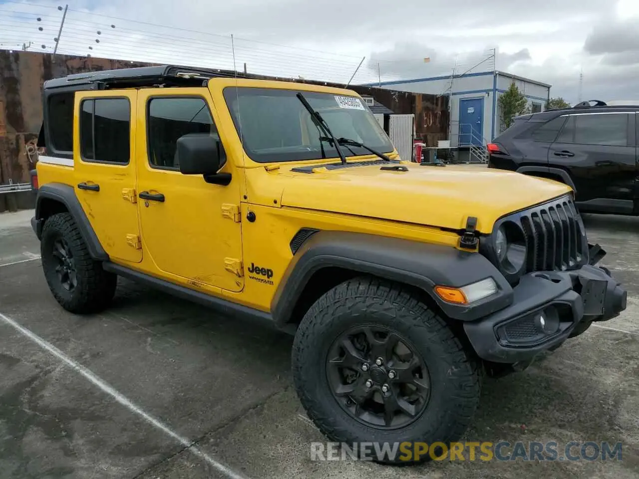 4 Photograph of a damaged car 1C4HJXDN7MW570675 JEEP WRANGLER 2021