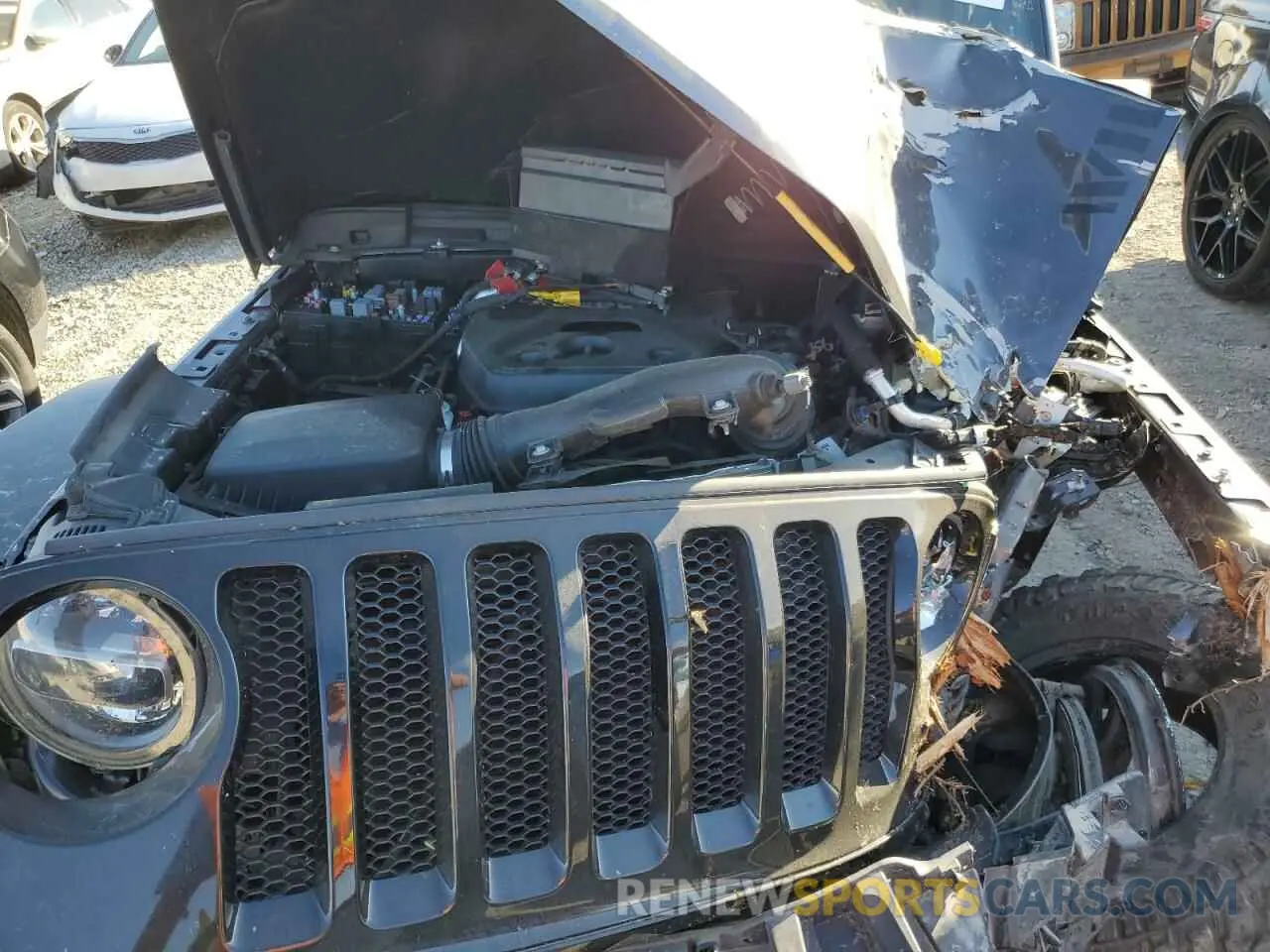 11 Photograph of a damaged car 1C4HJXDN7MW599321 JEEP WRANGLER 2021