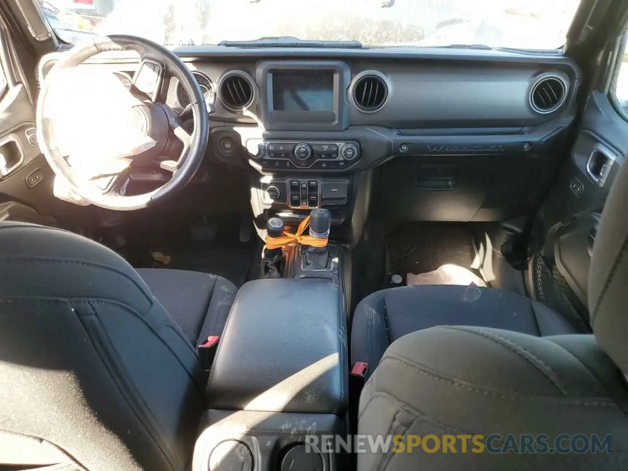 8 Photograph of a damaged car 1C4HJXDN7MW599321 JEEP WRANGLER 2021