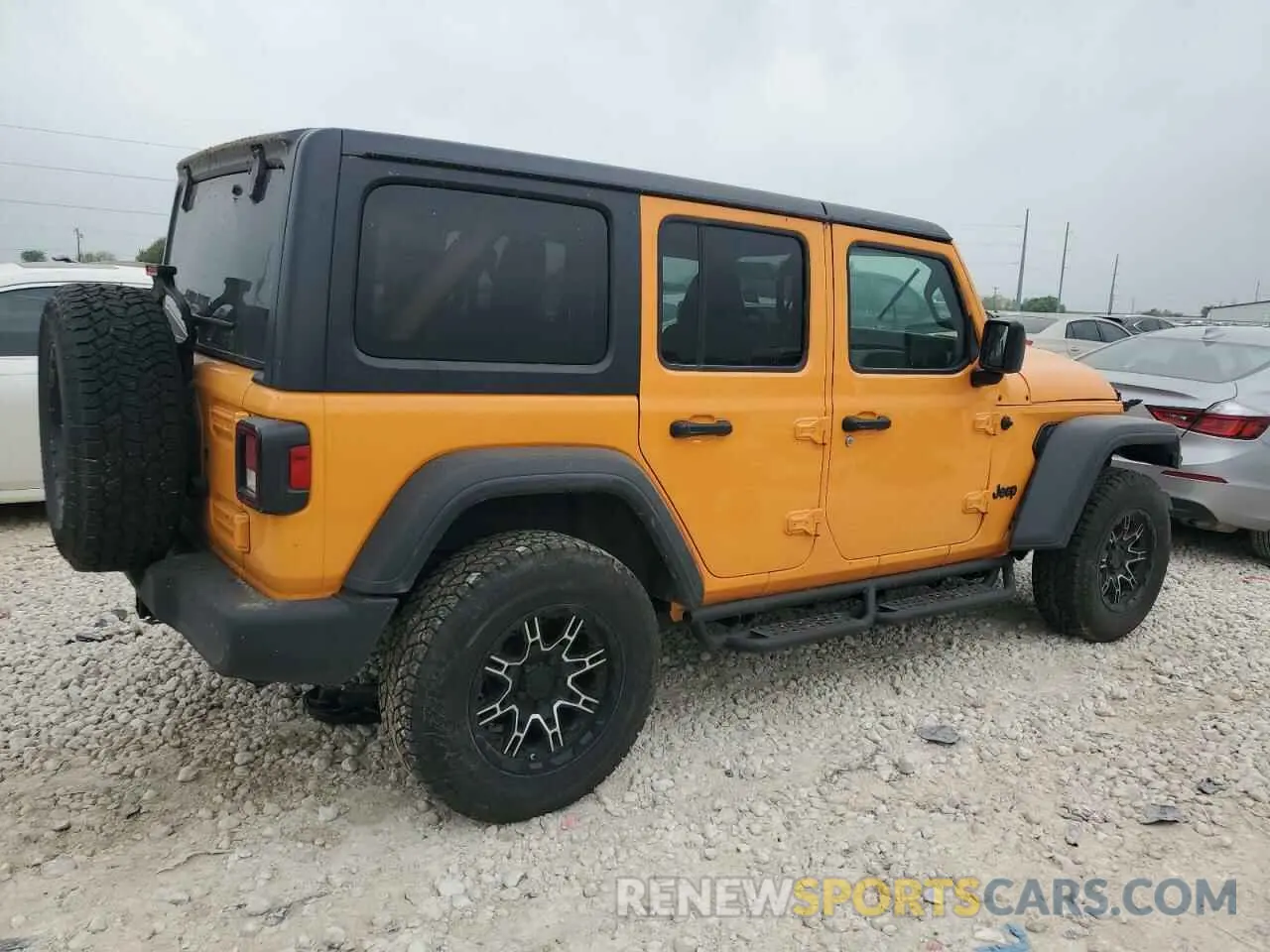 3 Photograph of a damaged car 1C4HJXDN7MW693733 JEEP WRANGLER 2021