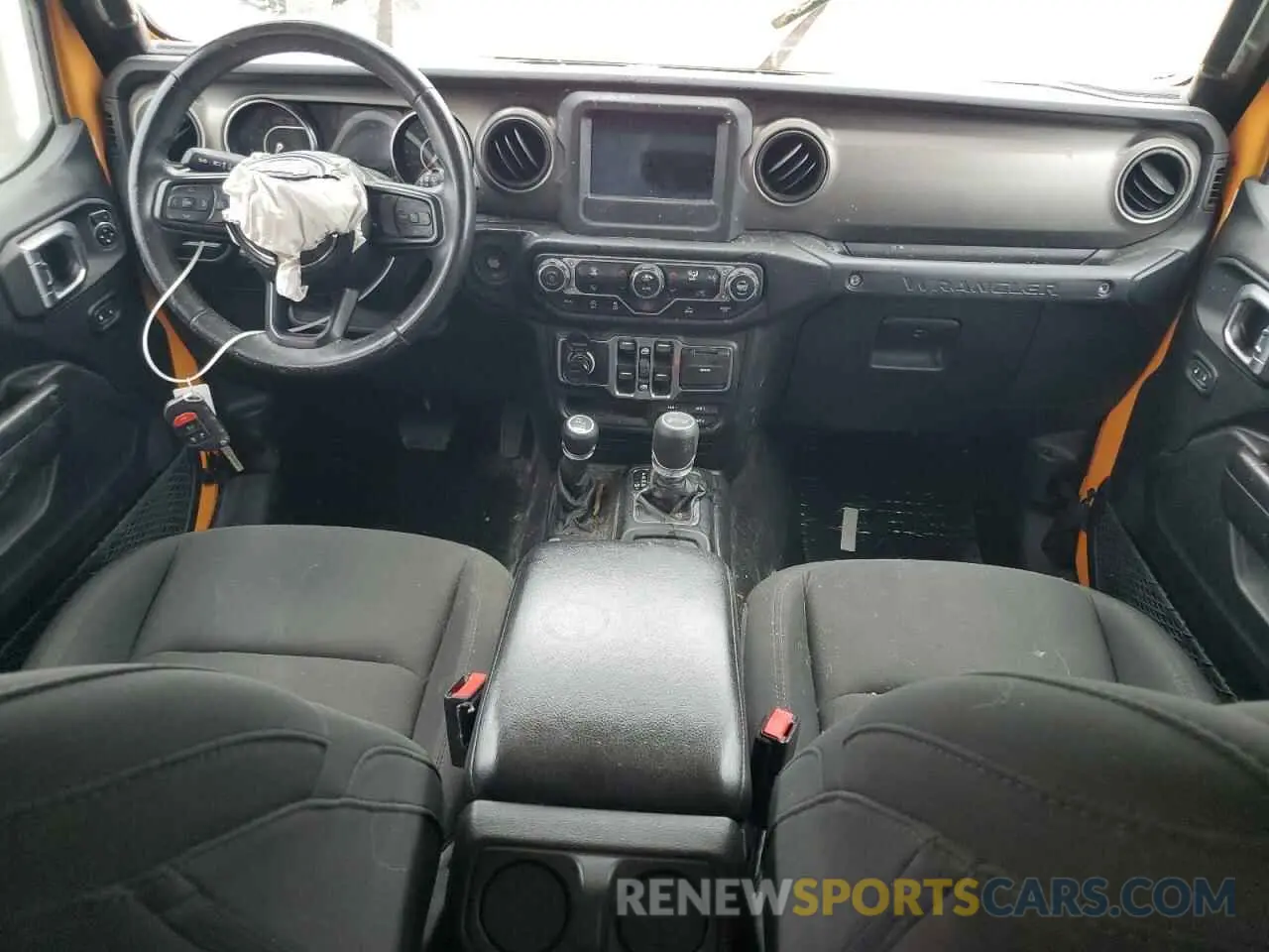 8 Photograph of a damaged car 1C4HJXDN7MW693733 JEEP WRANGLER 2021