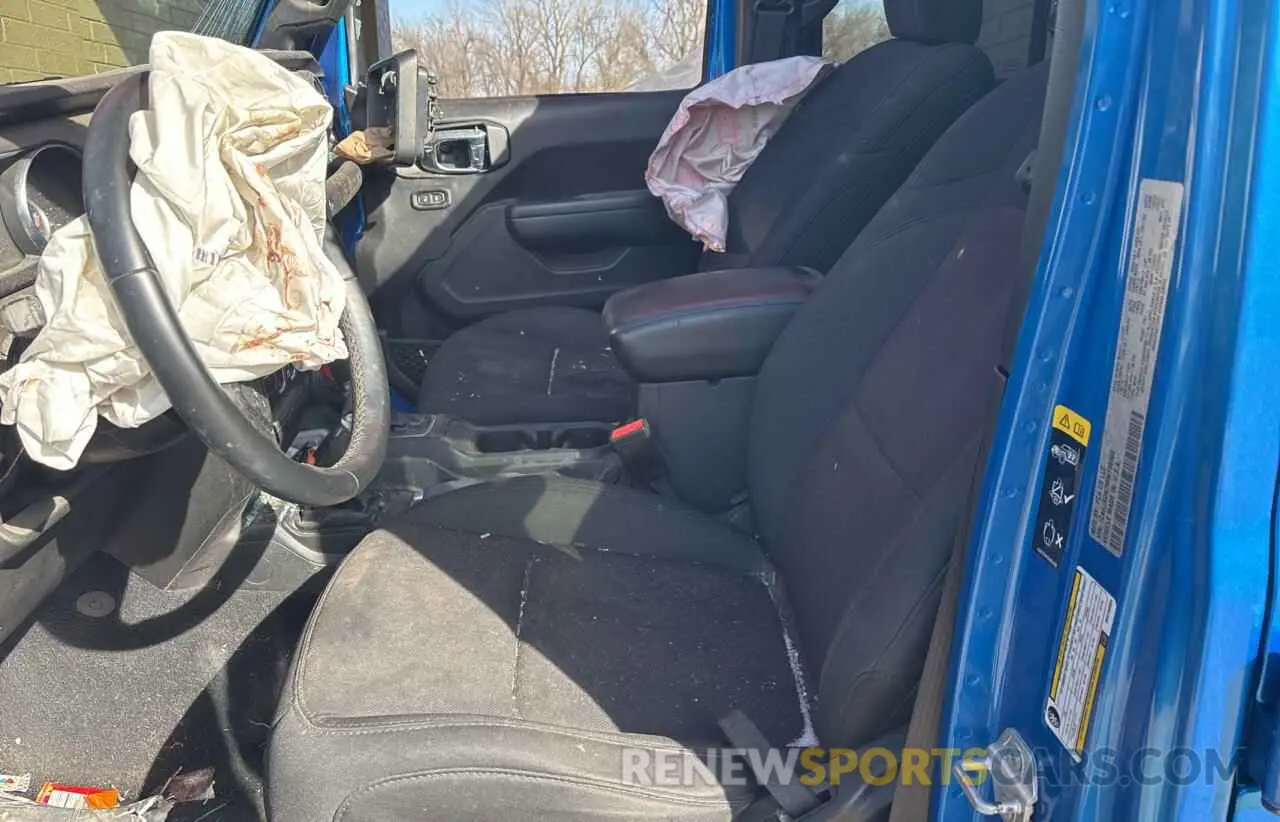 5 Photograph of a damaged car 1C4HJXDN7MW786865 JEEP WRANGLER 2021