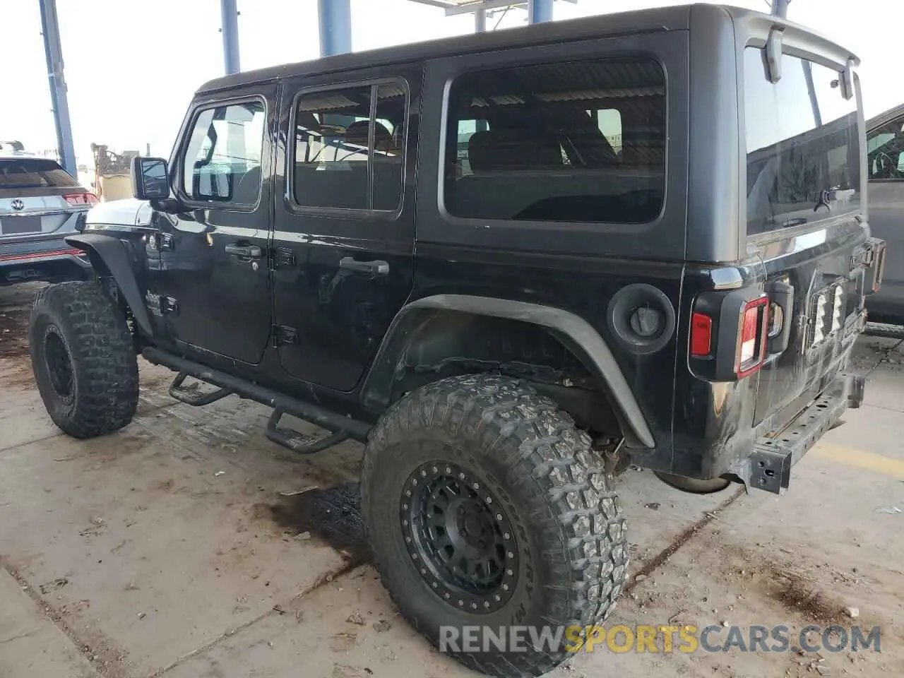 2 Photograph of a damaged car 1C4HJXDN8MW630723 JEEP WRANGLER 2021