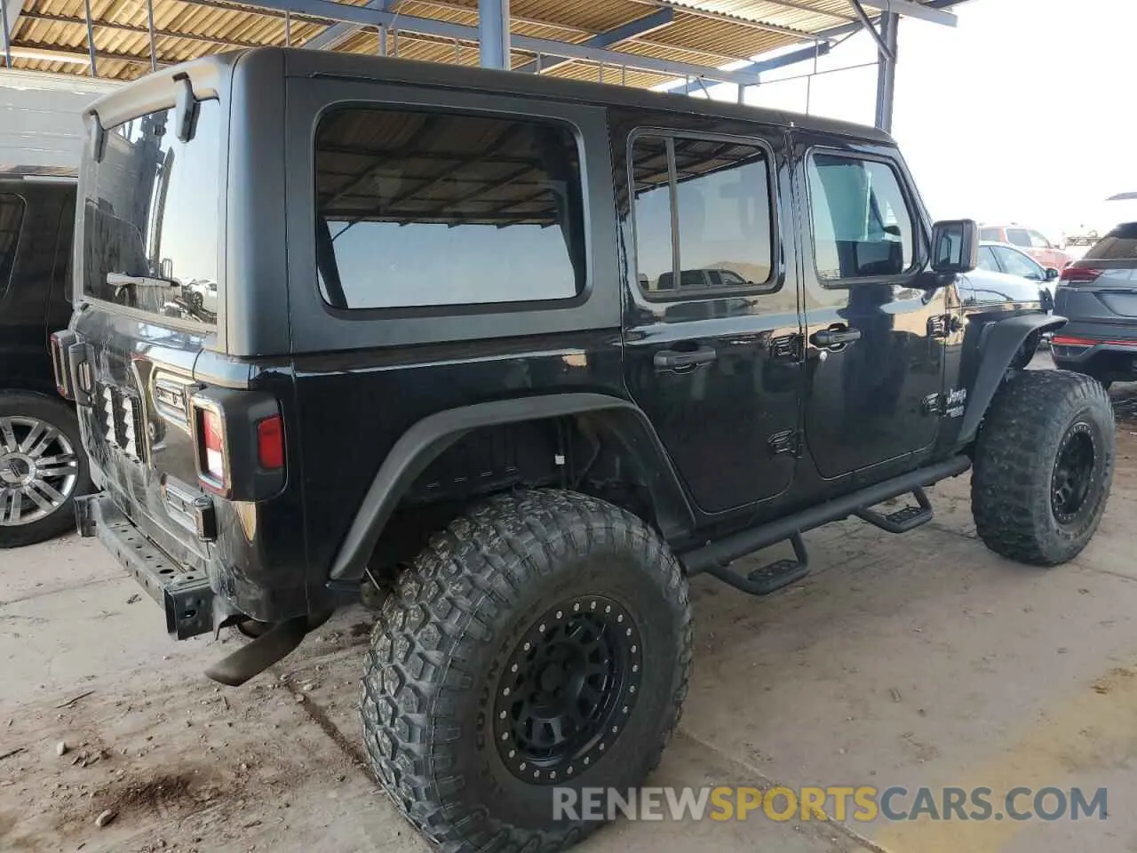 3 Photograph of a damaged car 1C4HJXDN8MW630723 JEEP WRANGLER 2021