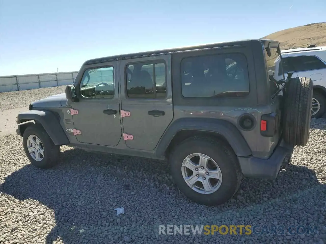 2 Photograph of a damaged car 1C4HJXDN8MW630849 JEEP WRANGLER 2021
