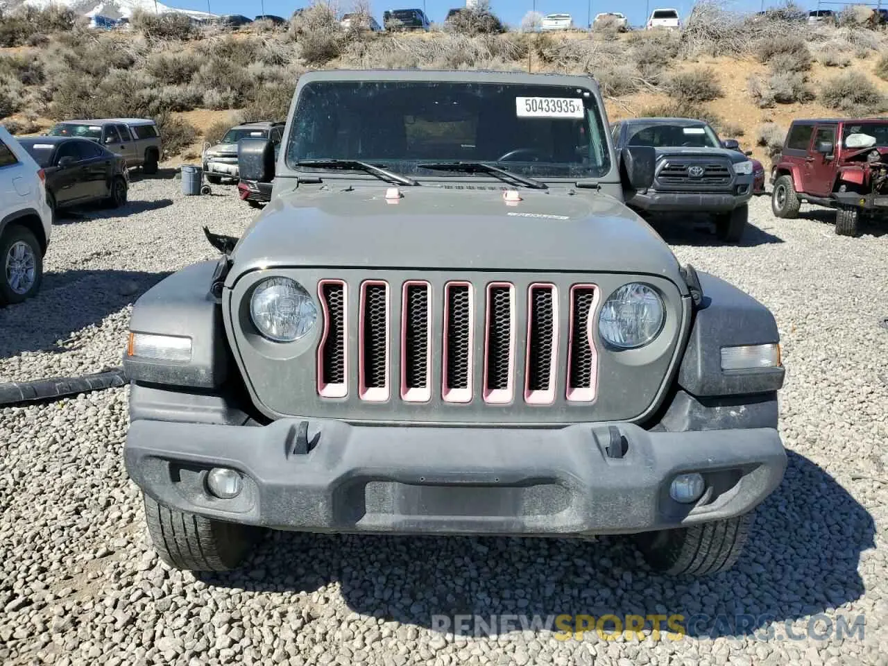 5 Photograph of a damaged car 1C4HJXDN8MW630849 JEEP WRANGLER 2021