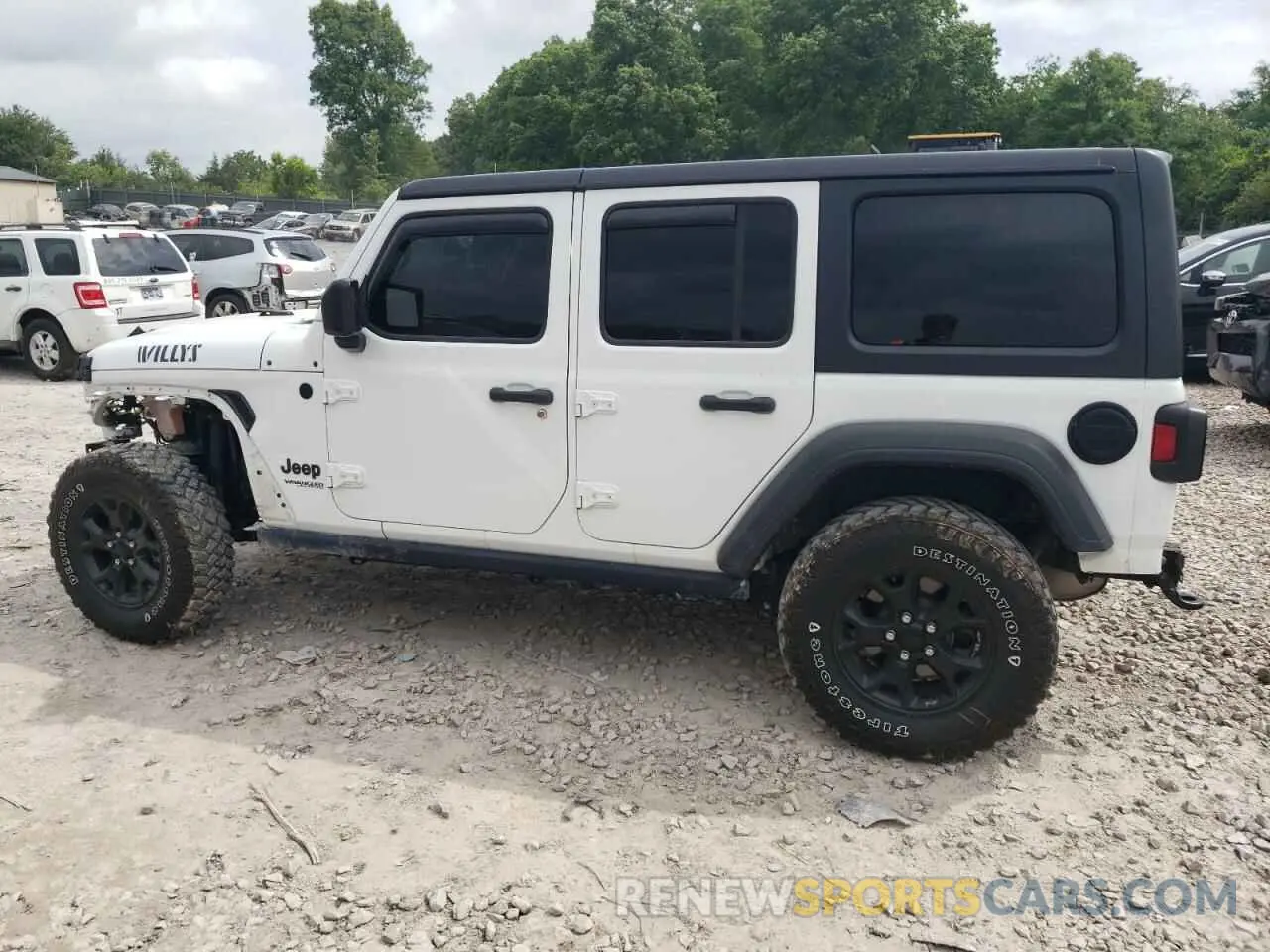 2 Photograph of a damaged car 1C4HJXDN8MW678979 JEEP WRANGLER 2021