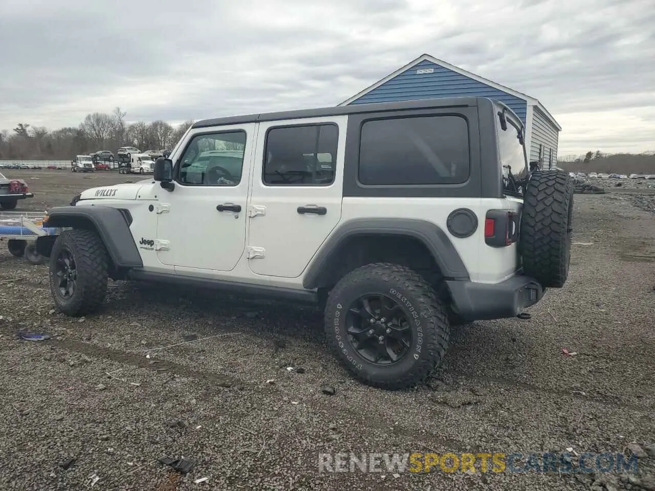 2 Photograph of a damaged car 1C4HJXDN9MW509795 JEEP WRANGLER 2021
