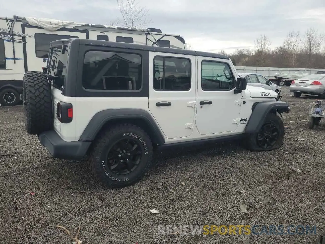 3 Photograph of a damaged car 1C4HJXDN9MW509795 JEEP WRANGLER 2021