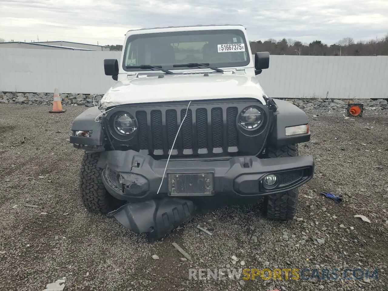 5 Photograph of a damaged car 1C4HJXDN9MW509795 JEEP WRANGLER 2021