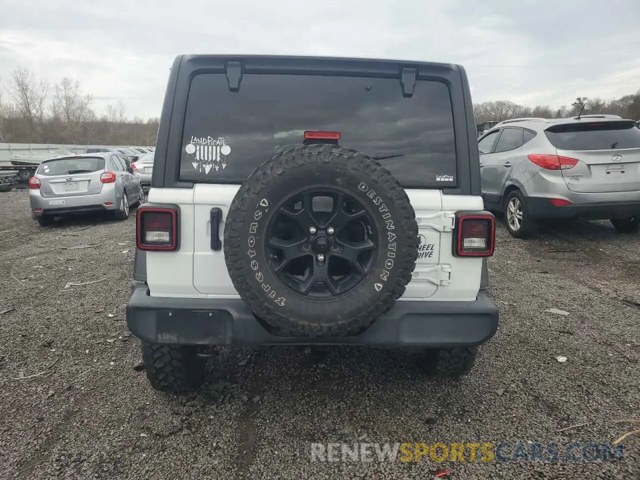 6 Photograph of a damaged car 1C4HJXDN9MW509795 JEEP WRANGLER 2021