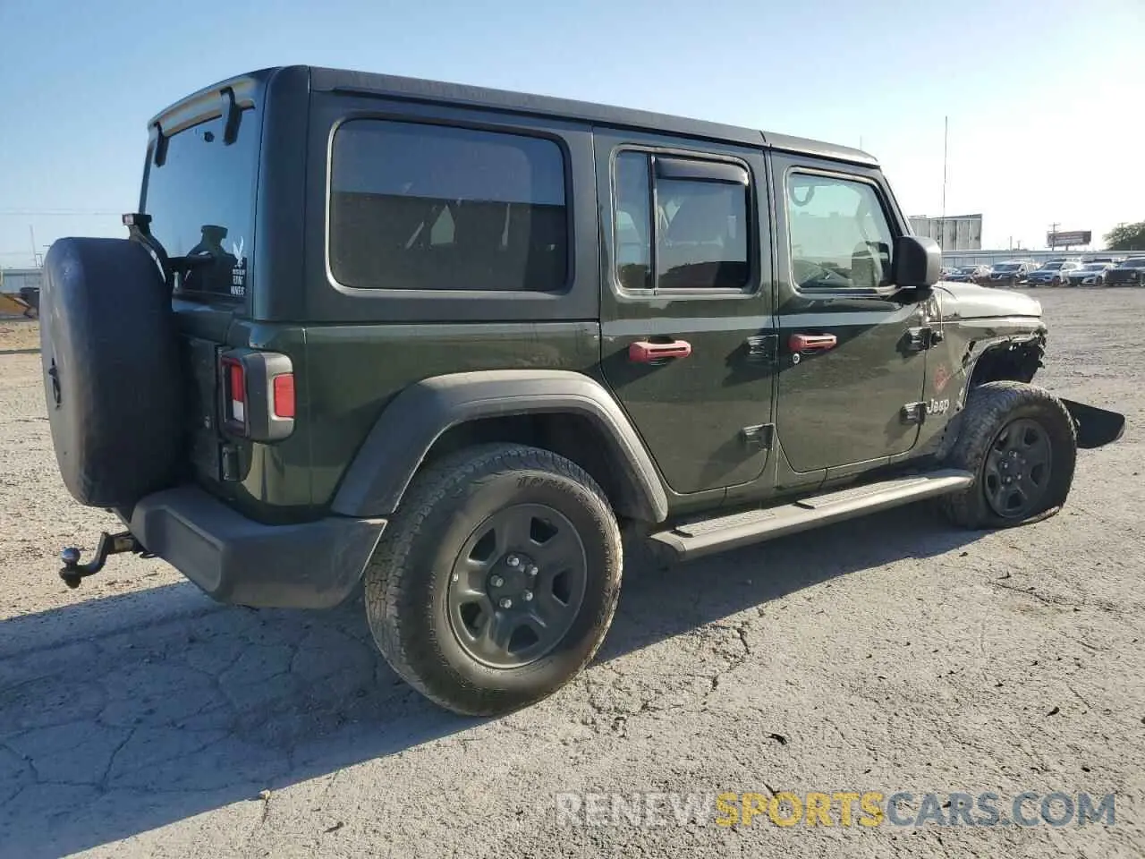 3 Photograph of a damaged car 1C4HJXDN9MW523180 JEEP WRANGLER 2021