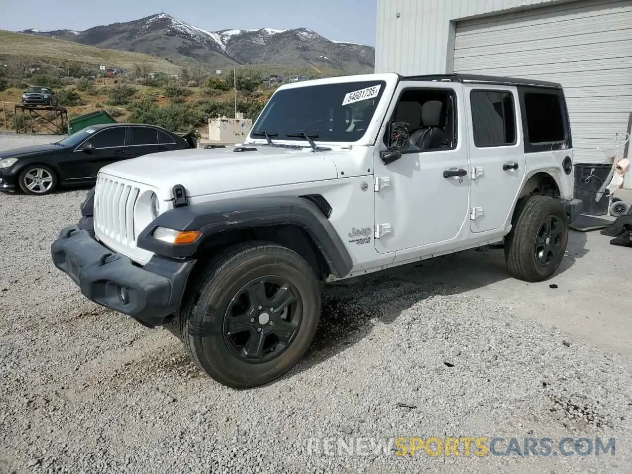 1 Photograph of a damaged car 1C4HJXDN9MW625689 JEEP WRANGLER 2021