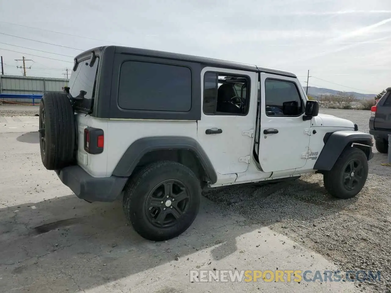 3 Photograph of a damaged car 1C4HJXDN9MW625689 JEEP WRANGLER 2021