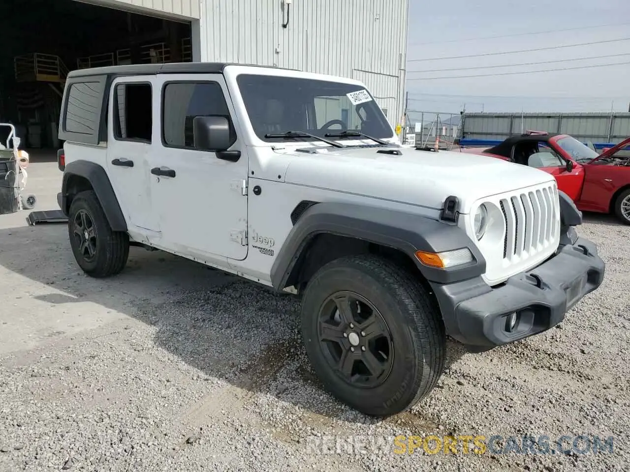 4 Photograph of a damaged car 1C4HJXDN9MW625689 JEEP WRANGLER 2021