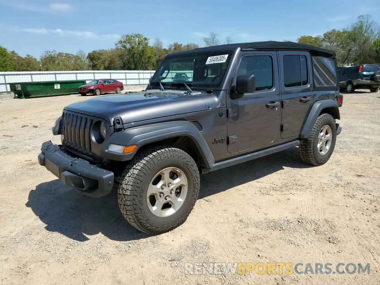 1 Photograph of a damaged car 1C4HJXDN9MW665660 JEEP WRANGLER 2021