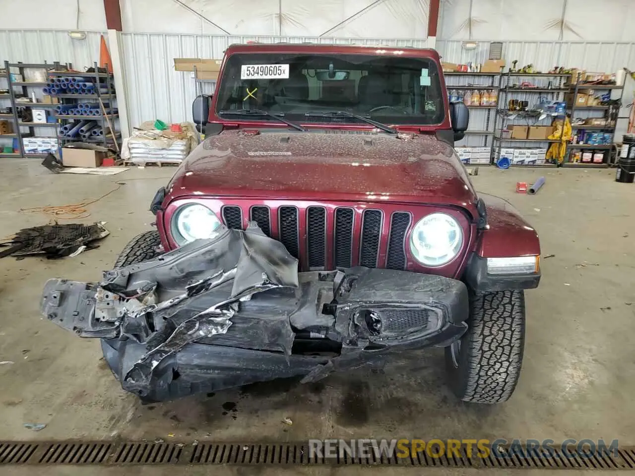 5 Photograph of a damaged car 1C4HJXDN9MW680787 JEEP WRANGLER 2021