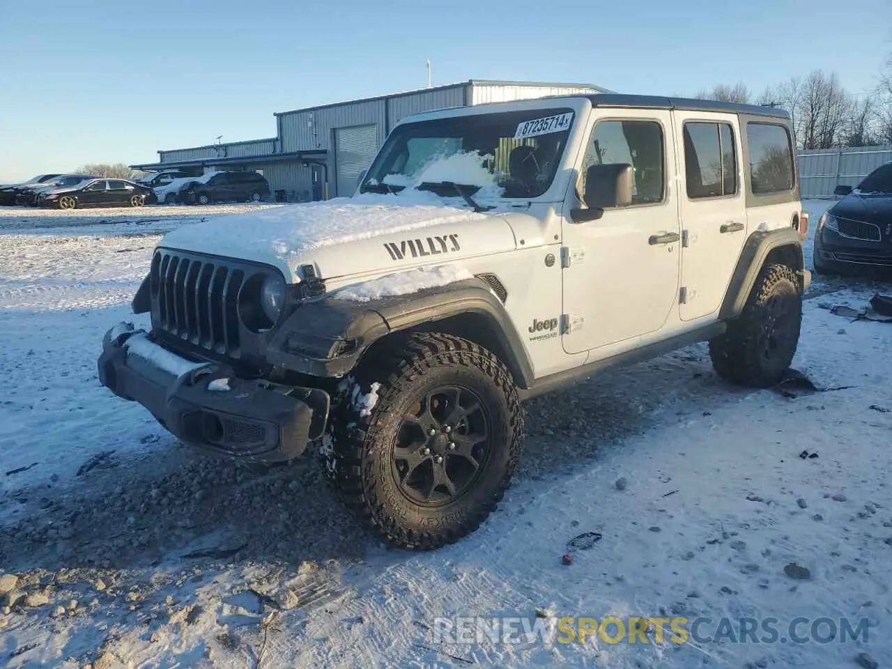 1 Photograph of a damaged car 1C4HJXDN9MW831580 JEEP WRANGLER 2021