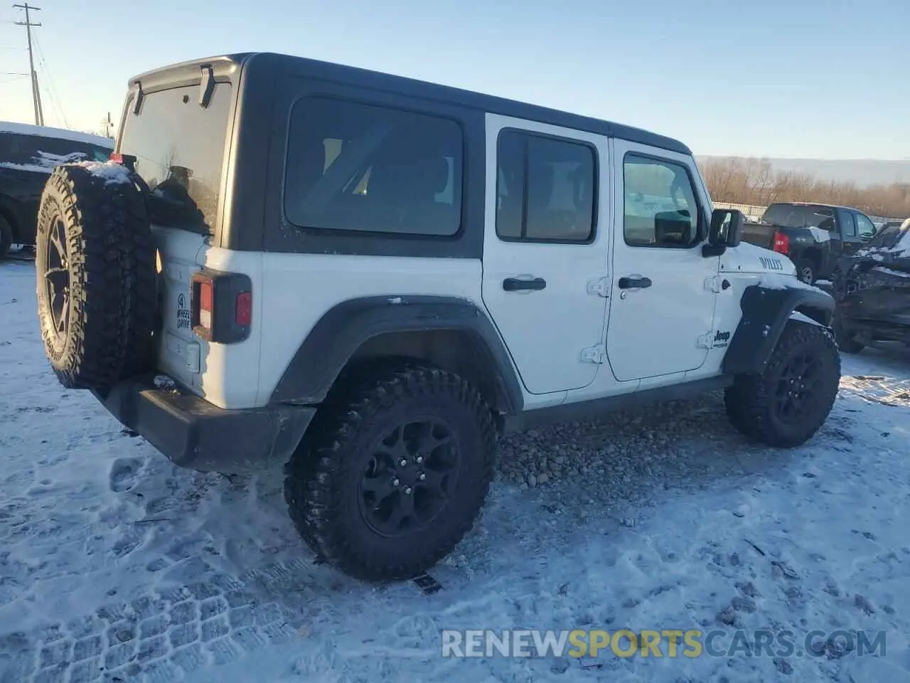 3 Photograph of a damaged car 1C4HJXDN9MW831580 JEEP WRANGLER 2021