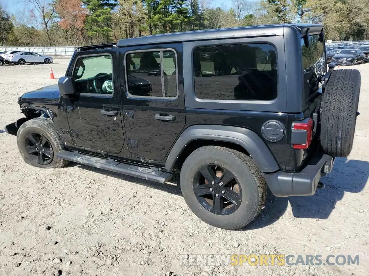 2 Photograph of a damaged car 1C4HJXDN9MW870458 JEEP WRANGLER 2021