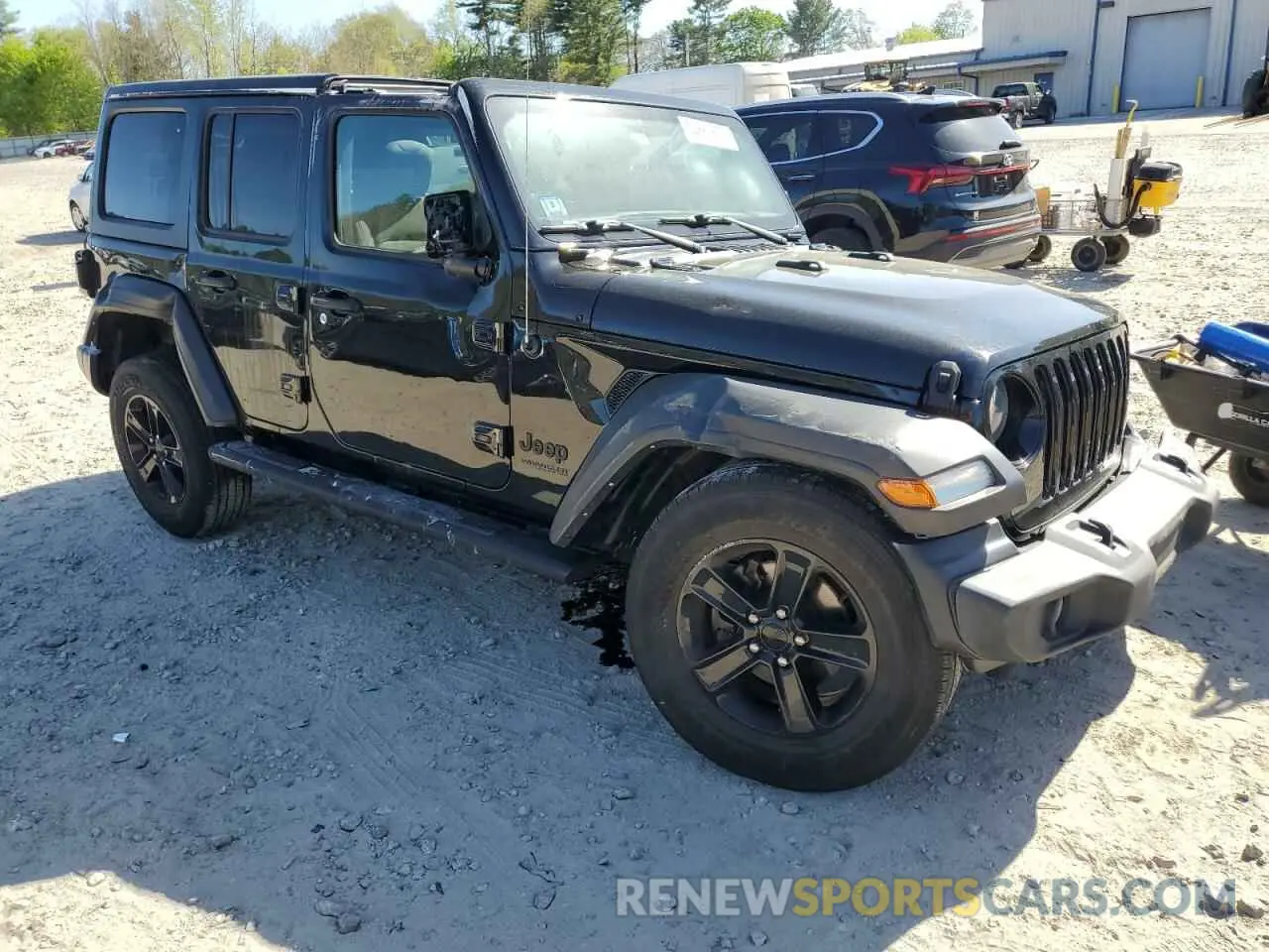4 Photograph of a damaged car 1C4HJXDN9MW870458 JEEP WRANGLER 2021
