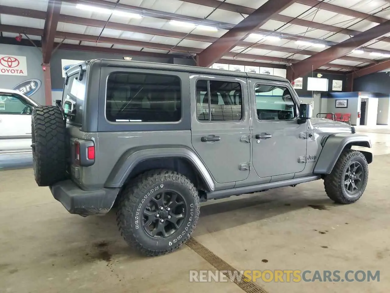 3 Photograph of a damaged car 1C4HJXDNXMW648849 JEEP WRANGLER 2021