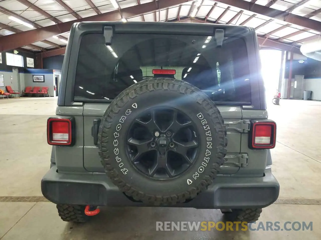 6 Photograph of a damaged car 1C4HJXDNXMW648849 JEEP WRANGLER 2021