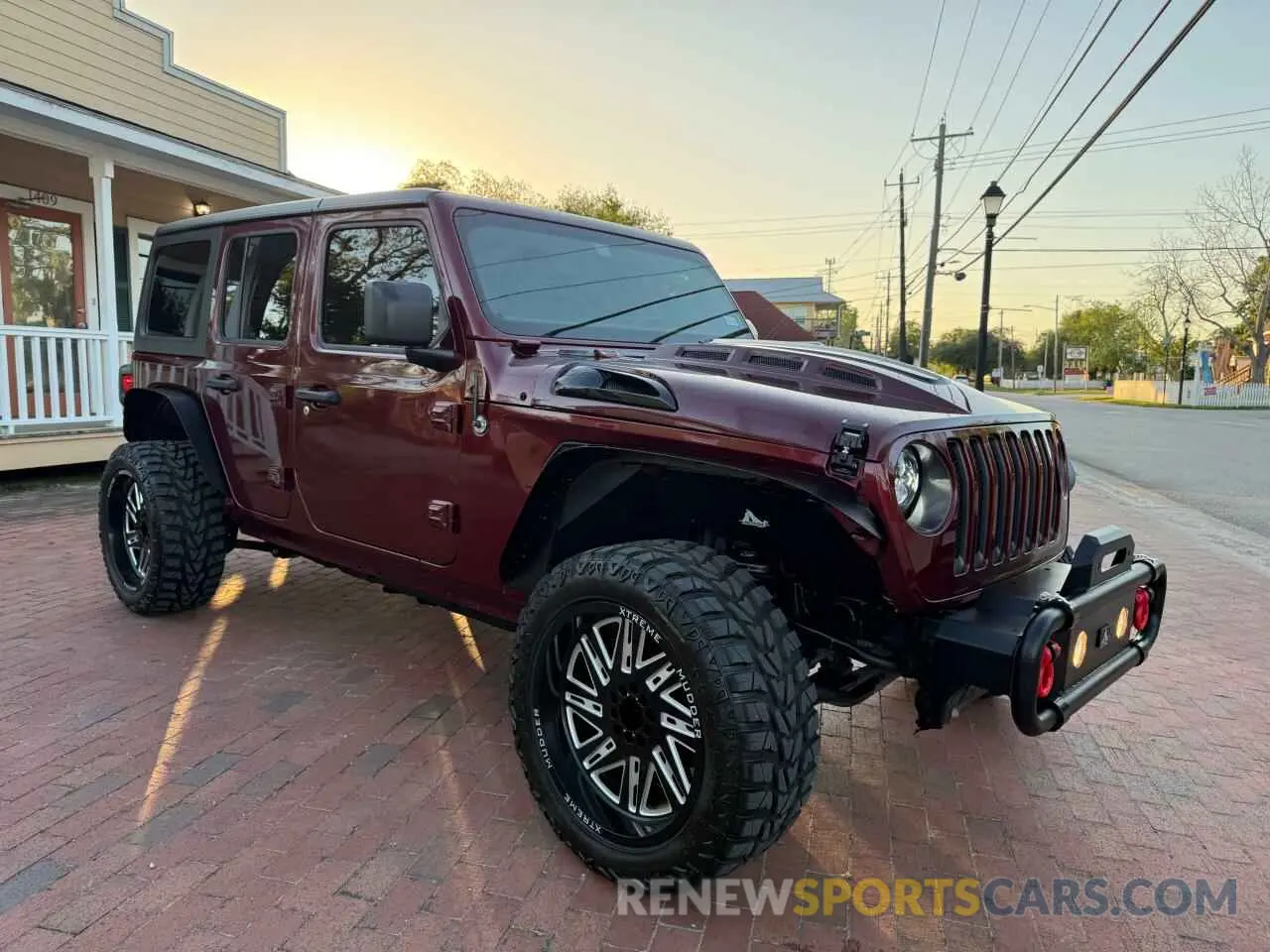1 Photograph of a damaged car 1C4HJXDNXMW680247 JEEP WRANGLER 2021