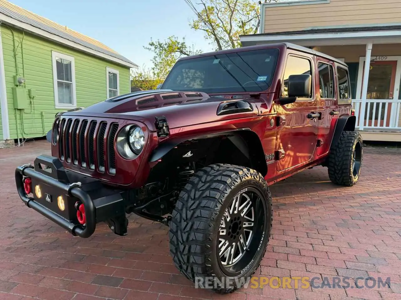 2 Photograph of a damaged car 1C4HJXDNXMW680247 JEEP WRANGLER 2021
