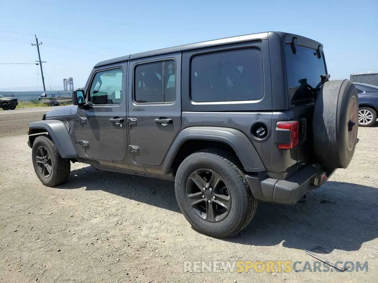 2 Photograph of a damaged car 1C4HJXDNXMW795690 JEEP WRANGLER 2021