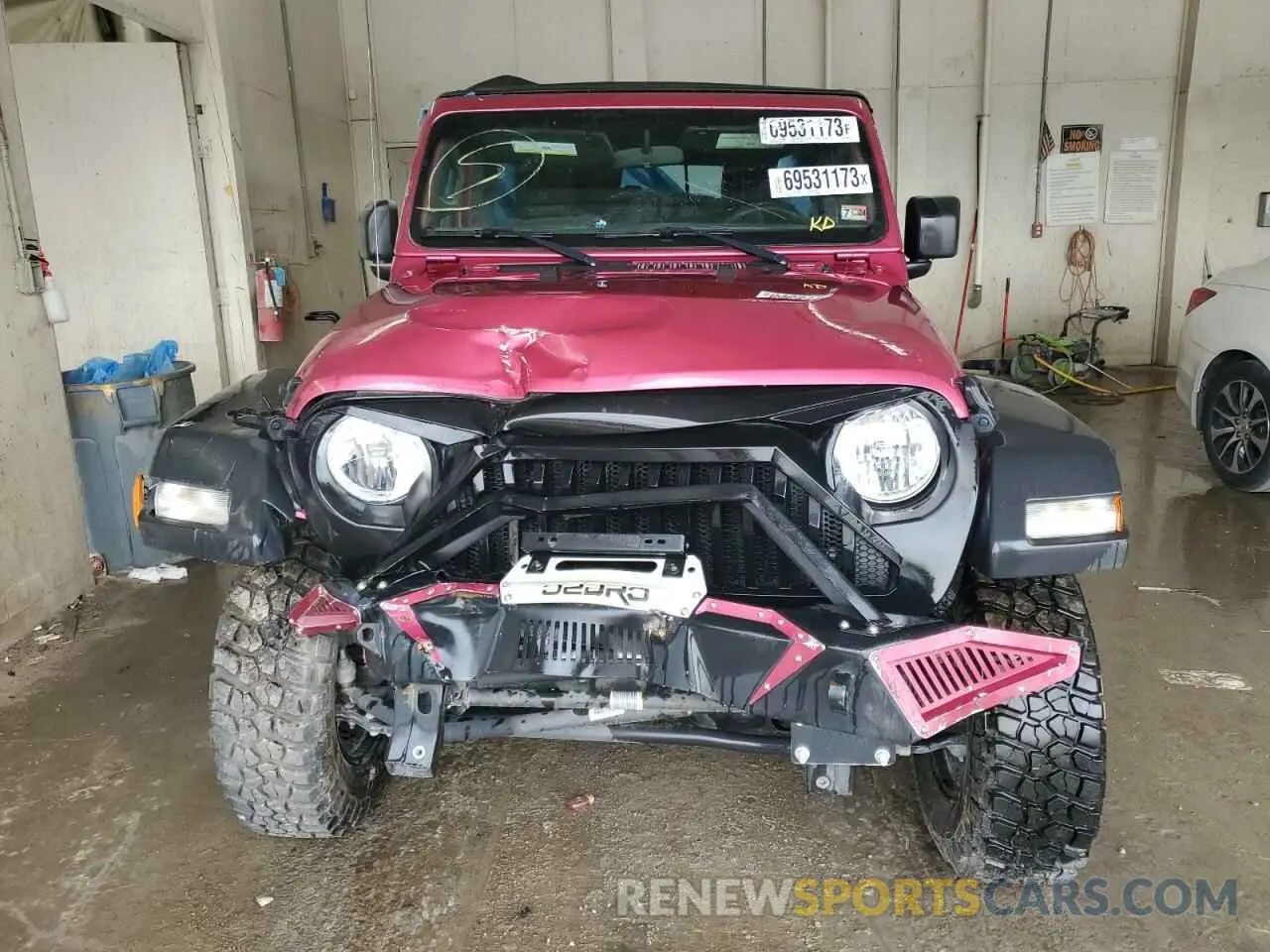 5 Photograph of a damaged car 1C4HJXDNXMW860716 JEEP WRANGLER 2021