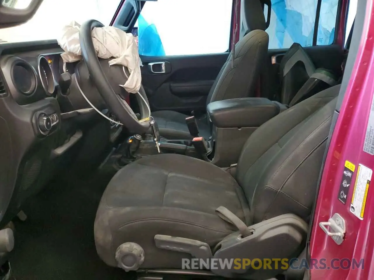 7 Photograph of a damaged car 1C4HJXDNXMW860716 JEEP WRANGLER 2021