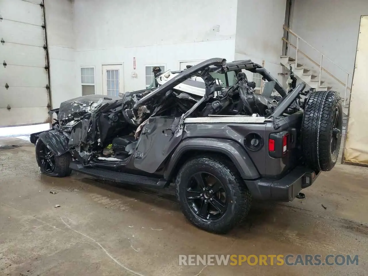 2 Photograph of a damaged car 1C4HJXEG0MW612247 JEEP WRANGLER 2021